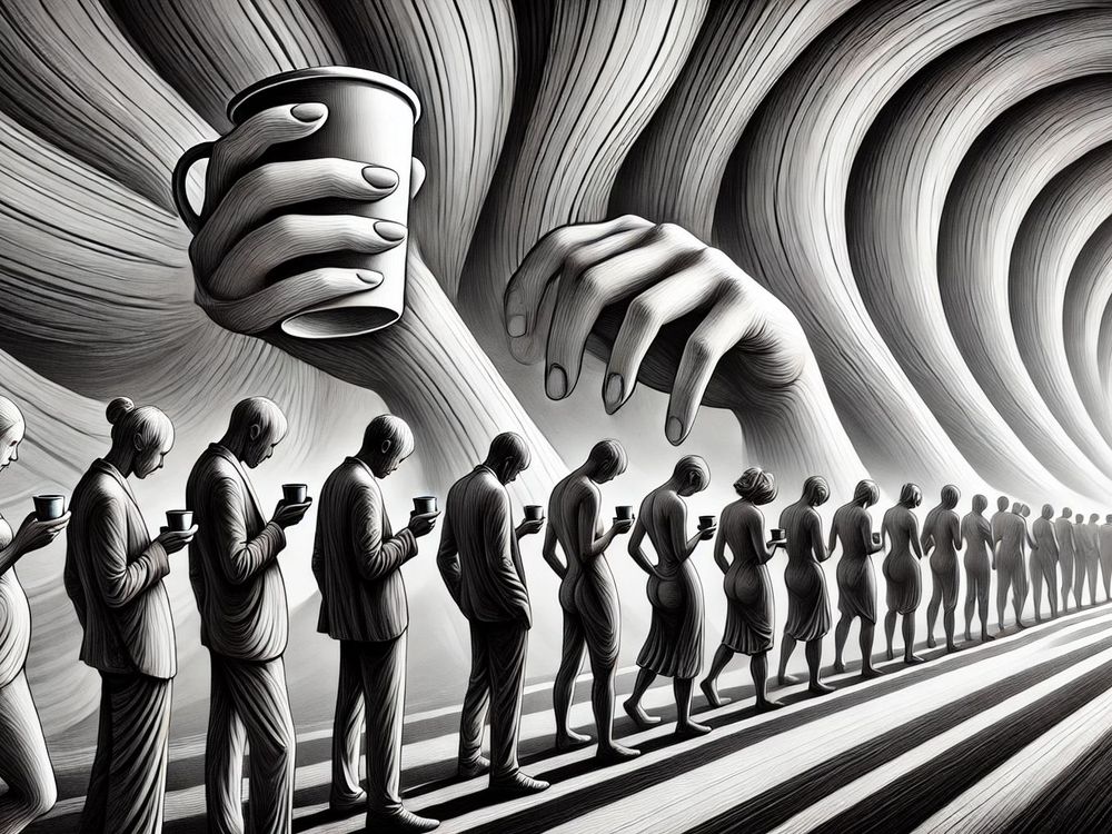 Vždycky, když musím čekat ve frontě, se tak nějak instinktivně snažím inspirovat ostatní k aktivnímu odporu vůči podmínkám, který vedly ke vzniku fronty. 